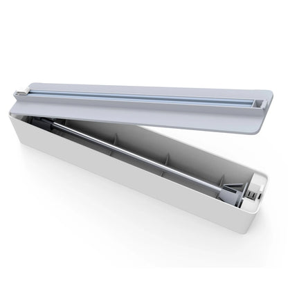 3 in 1/Only 1 Functional Aluminum Film Wrap Cutter Wallmount Paper Towel Holder Cling Film Cutting Holder Plastic Wrap Dispenser