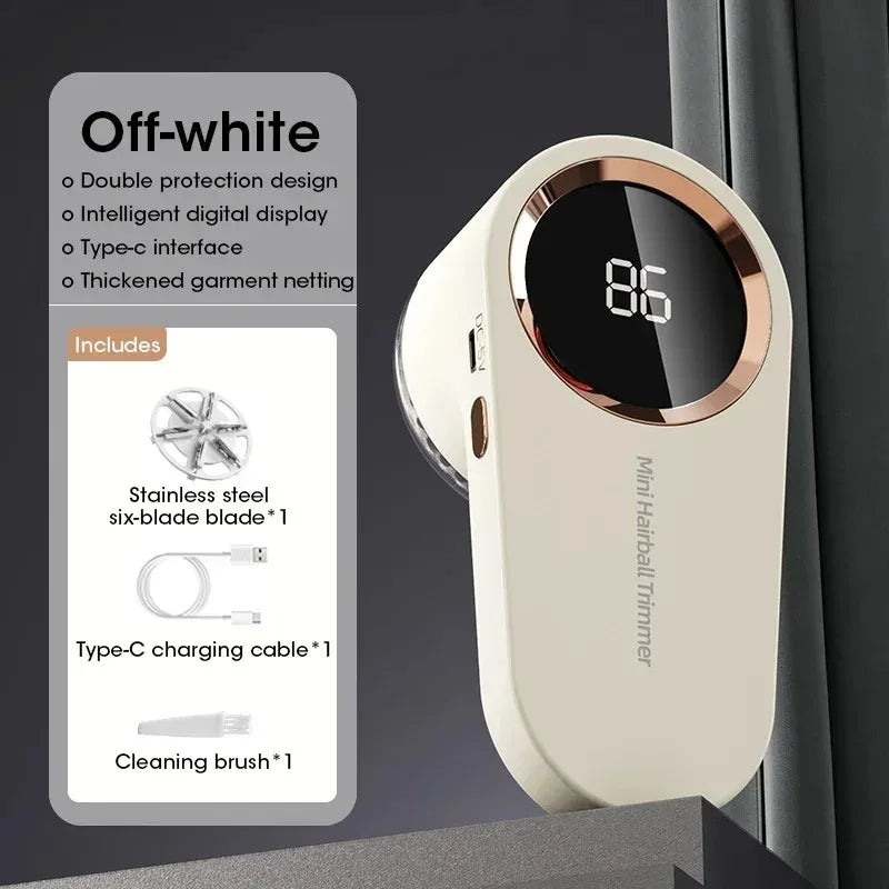 Simplia Renew™ | Quitapelusas Eléctrico Recargable con Pantalla LED